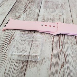 Watch Band and Cover Case for Apple Watch 44mm M/L